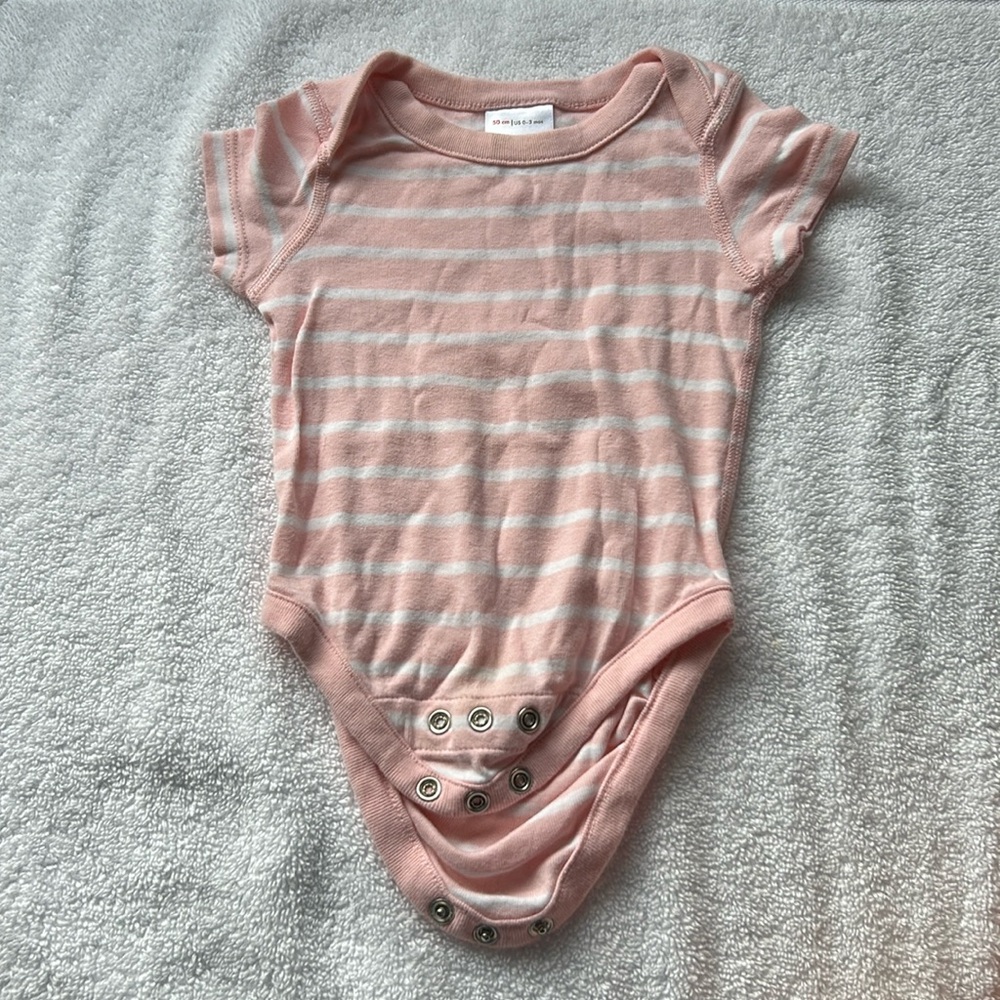 Hanna andersson striped onesie